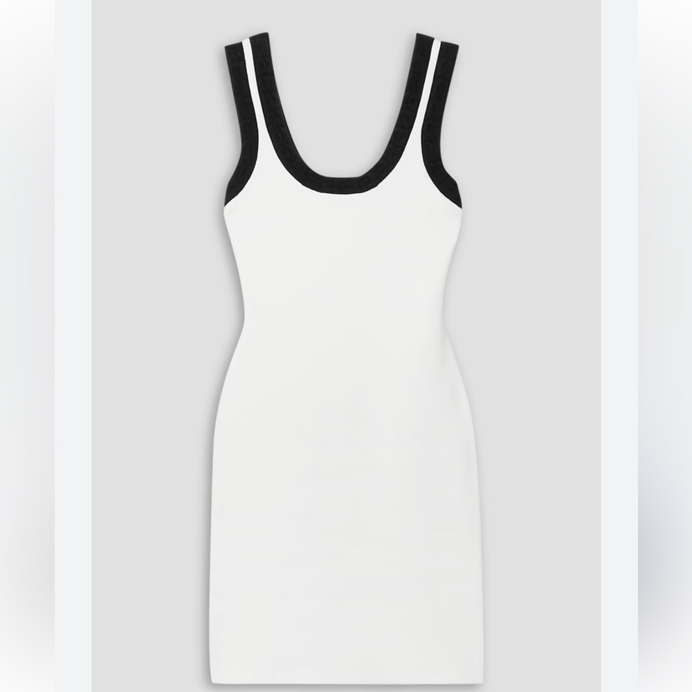 Alexander Wang Black and White Mini Dress